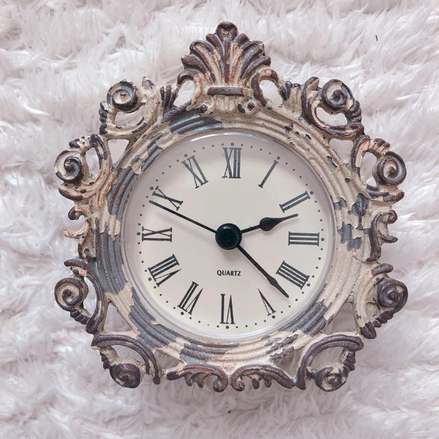 Francfranc(フランフラン)のアンティーク風 置き時計 インテリア/住まい/日用品のインテリア小物(置時計)の商品写真