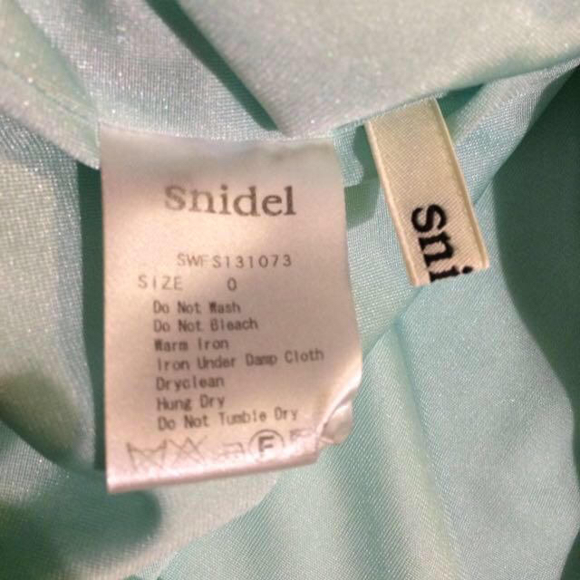 SNIDEL(スナイデル)のスナイデル☺︎ミントグリーンスカート レディースのスカート(ミニスカート)の商品写真