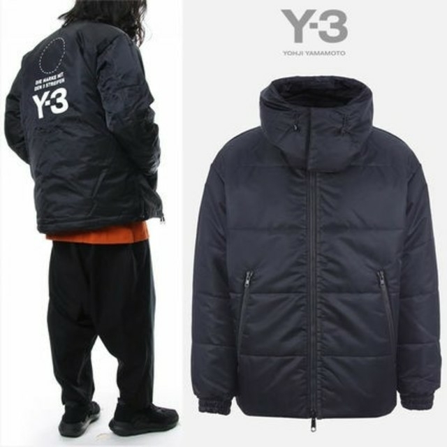 新品・Mサイズ Y-3 PADDED JACKETダウンジャケット - ダウンジャケット