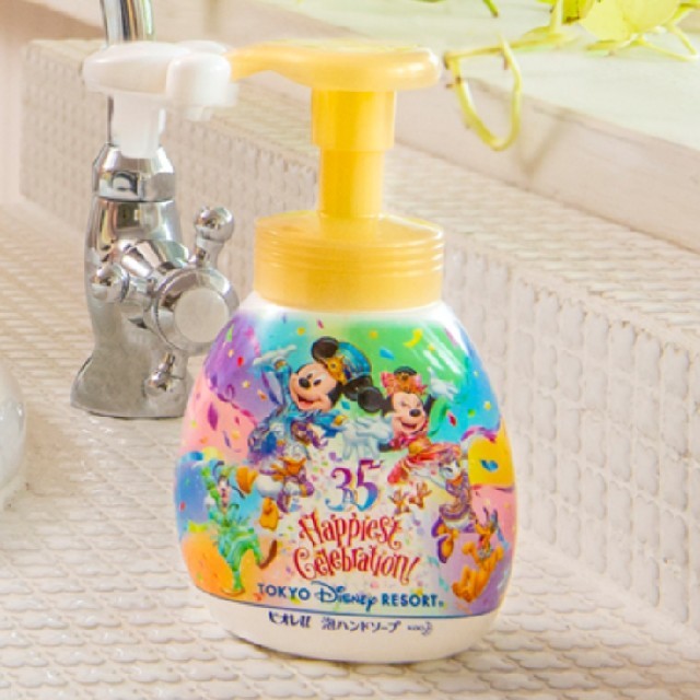 Disney(ディズニー)のミッキーシェイプのハンドソープ　ディズニー35周年限定 コスメ/美容のボディケア(ボディソープ/石鹸)の商品写真