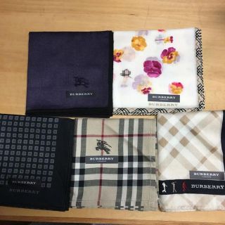 バーバリー(BURBERRY)のカープ様専用 バーバリー  新品未使用品ハンカチ メンズ レディース (ハンカチ)