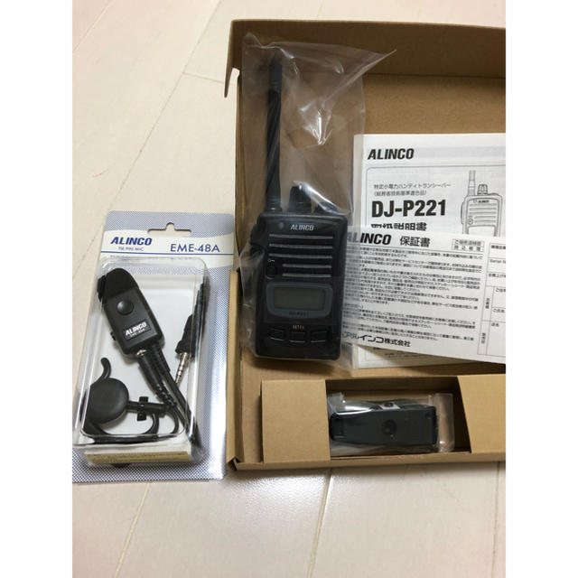 【新品未使用品】ALINCO インカムとイヤホン 5台セット