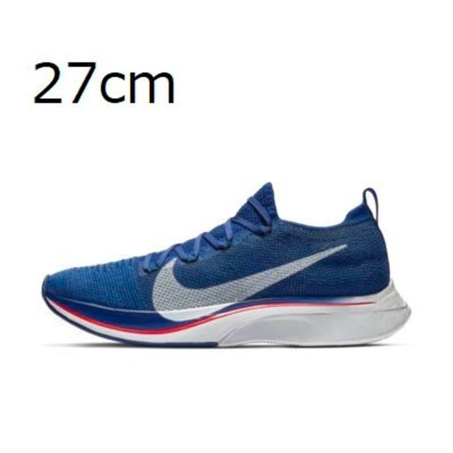 NIKE VAPORFLY 4% FLYKNIT 27cm ブルー