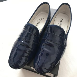 レペット(repetto)のrepetto Michael ネイビー 38.5(ローファー/革靴)