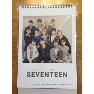 セブンティーン(SEVENTEEN)のSEVENTEEN オフィシャルカレンダー2019(K-POP/アジア)