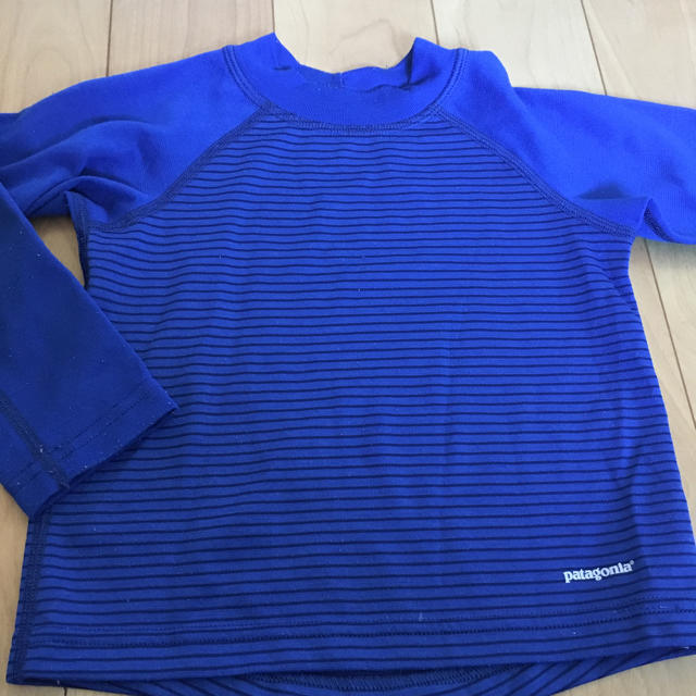 patagonia(パタゴニア)のパタゴニア☆ブルーインナー キッズ/ベビー/マタニティのキッズ服男の子用(90cm~)(下着)の商品写真