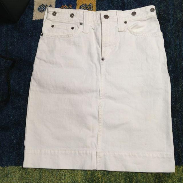 Ralph Lauren(ラルフローレン)のラルフローレン白デニムスカート レディースのスカート(ミニスカート)の商品写真