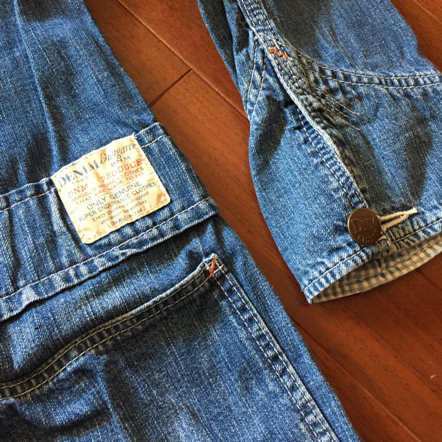 DENIM DUNGAREE(デニムダンガリー)の限定お値下げ デニム&ダンガリー デニムワンピースシャツ 150  キッズ/ベビー/マタニティのキッズ服女の子用(90cm~)(ワンピース)の商品写真