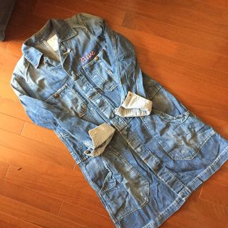 デニムダンガリー(DENIM DUNGAREE)の限定お値下げ デニム&ダンガリー デニムワンピースシャツ 150 (ワンピース)