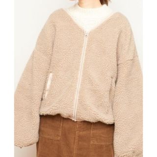 ナチュラルクチュール(natural couture)のボアブルゾン(ブルゾン)