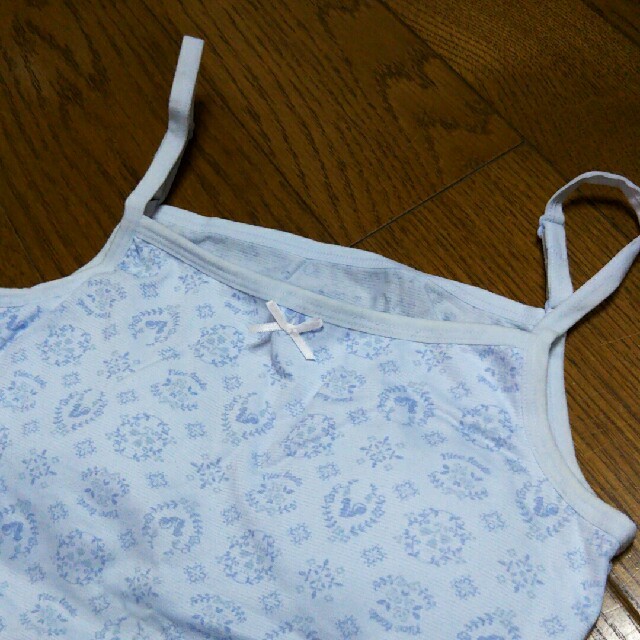 160 肌着 キャミソール キッズ/ベビー/マタニティのキッズ服女の子用(90cm~)(下着)の商品写真