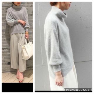 スピックアンドスパンノーブル(Spick and Span Noble)のみやこ様専用! Spick and Span シャギー タートル ニット (ニット/セーター)