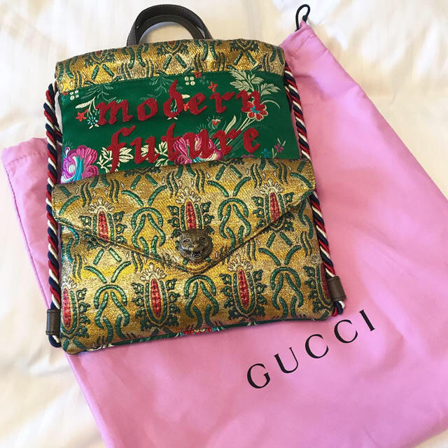 Gucci(グッチ)のGucci ナップサック グッチ グッチ 検)オフホワイト リステア レディースのバッグ(リュック/バックパック)の商品写真