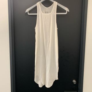 リックオウエンス(Rick Owens)のRick Owens basic rib tank milk(Tシャツ/カットソー(半袖/袖なし))