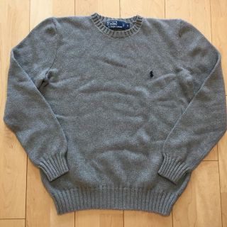 ポロラルフローレン(POLO RALPH LAUREN)のたれぱんだ様専用ラルフ・ローレン コットンニット グレー S(ニット/セーター)