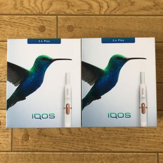 アイコス(IQOS)のiQOS2.4Plus ２個セット（ネイビー、白）(タバコグッズ)