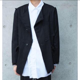 ヨウジヤマモト(Yohji Yamamoto)のsulvam  no collar jkt(ノーカラージャケット)