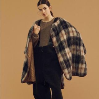 ビューティアンドユースユナイテッドアローズ(BEAUTY&YOUTH UNITED ARROWS)の【酵素様専用】チェック柄ポンチョ(ポンチョ)