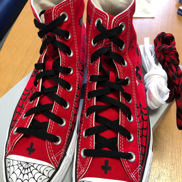 Supreme(シュプリーム)のりょちさん 仮専用 cons ×sean Pablo red 27cm メンズの靴/シューズ(スニーカー)の商品写真