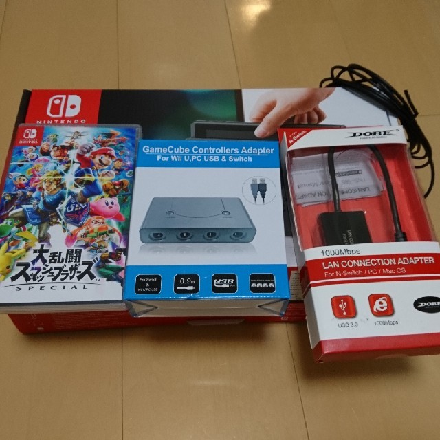 【値下げ】Nintendo SWITCH + 大乱闘スマッシュブラザーズSP