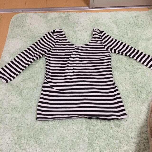 H&M(エイチアンドエム)のH&M♡ボーダーカットソー レディースのトップス(Tシャツ(長袖/七分))の商品写真