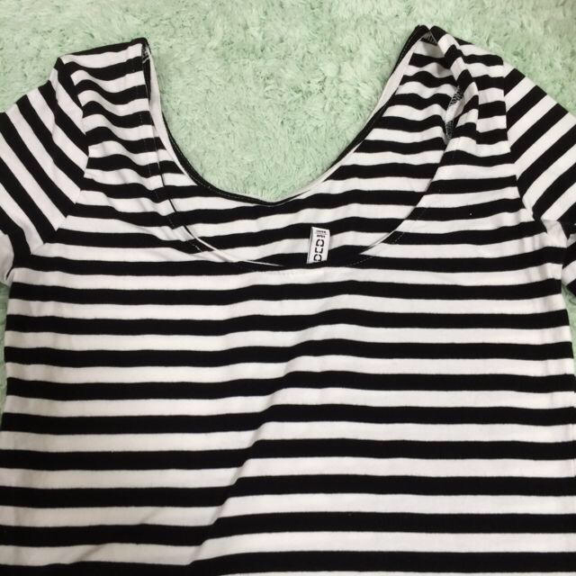 H&M(エイチアンドエム)のH&M♡ボーダーカットソー レディースのトップス(Tシャツ(長袖/七分))の商品写真