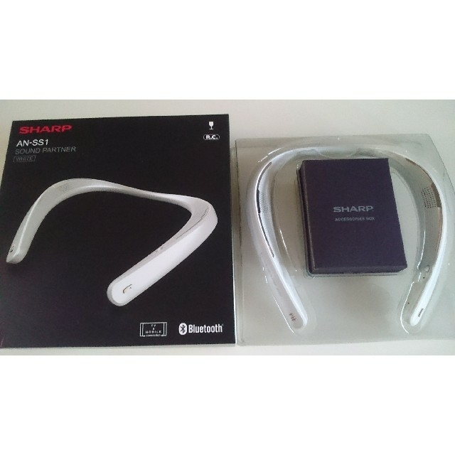 SHARP ネックスピーカー AN-SS1 ブラック しぶい SHARP ネックスピーカー AN-SS1 ブラック しぶい