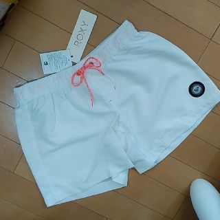 ロキシー(Roxy)のロキシー ROXY サーフパンツ 水着 ショートパンツ　白(水着)