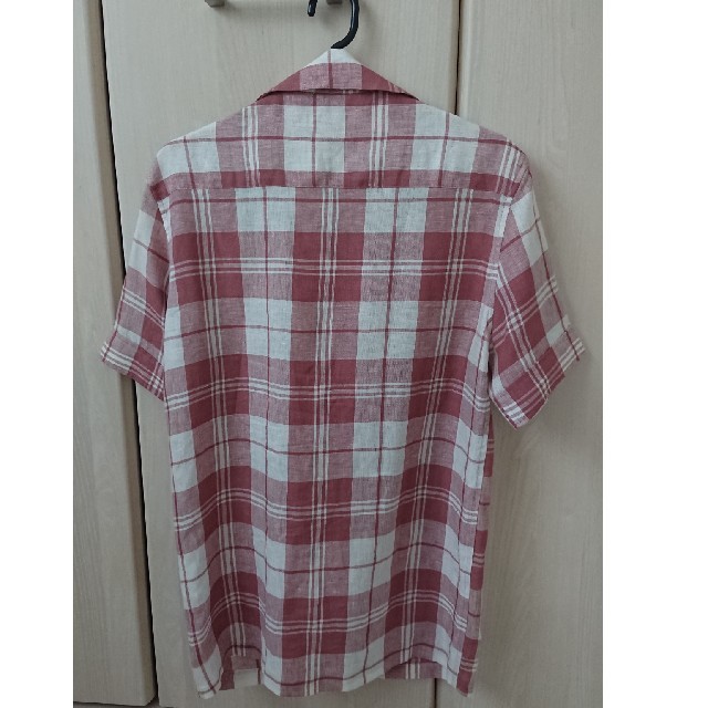 FACTOTUM(ファクトタム)のFACTOTUM チェック柄 麻リネン半袖シャツ サイズ46 メンズのトップス(シャツ)の商品写真