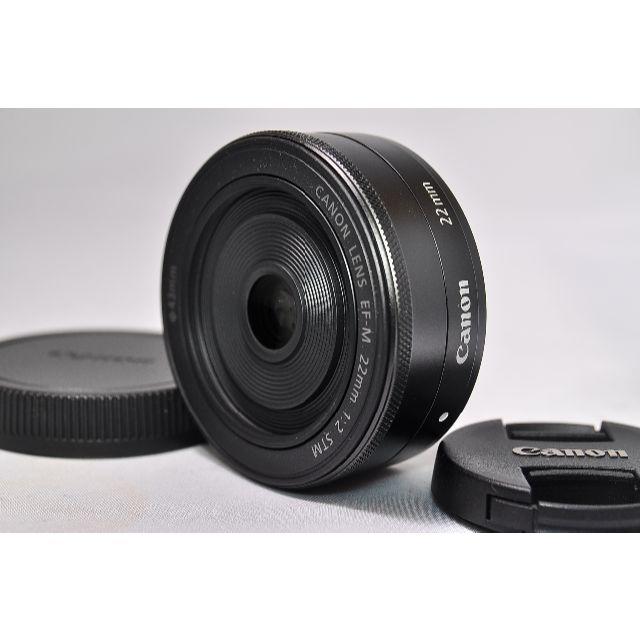 【極美品】 CANON LENS EF-M 22mm 1:2 STM