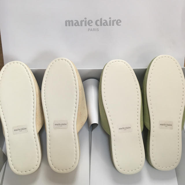 Marie Claire(マリクレール)のmarie claire PARIS スリッパ2足 インテリア/住まい/日用品のインテリア小物(スリッパ/ルームシューズ)の商品写真