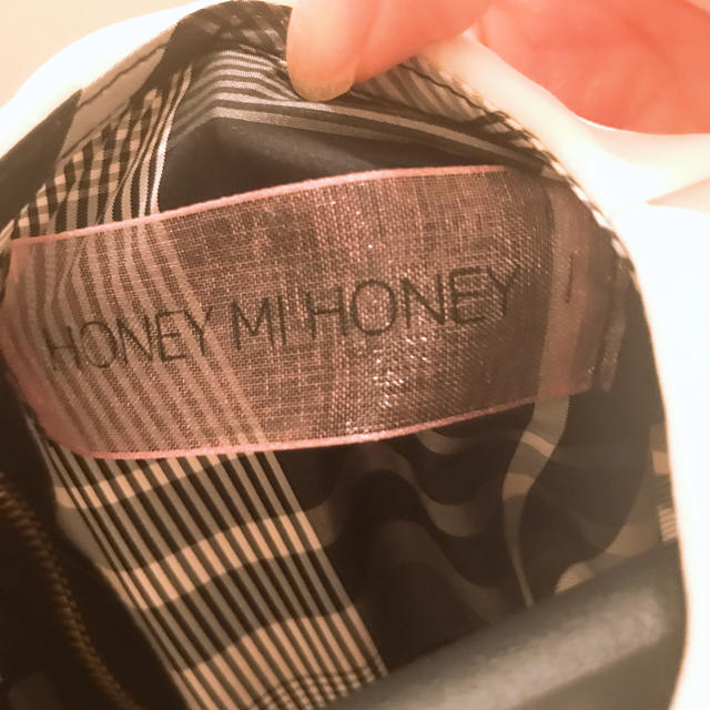 Honey mi Honey(ハニーミーハニー)のチェックペプラムワンピース レディースのワンピース(ひざ丈ワンピース)の商品写真