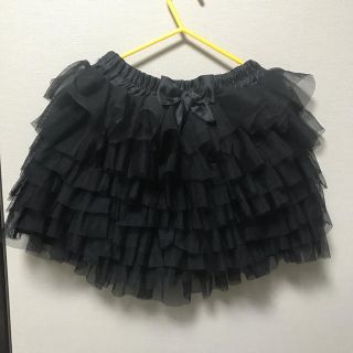 ザラキッズ(ZARA KIDS)のZARAKIDS チュールスカート ブラック(スカート)