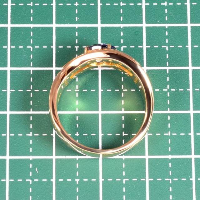 K18サファイヤ1.2ct/ダイヤモンド0.62ctリング CM034 レディースのアクセサリー(リング(指輪))の商品写真