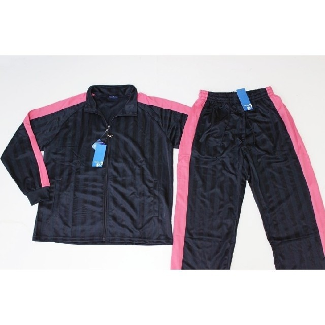 新品★adidas社創設者 アディダスラー ジャージ 上下セット 紺桃LL 1