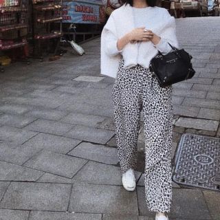 ビューティアンドユースユナイテッドアローズ(BEAUTY&YOUTH UNITED ARROWS)のLEOPARD PRINT PANTS  ヒョウ柄 パンツ roku 6(カジュアルパンツ)