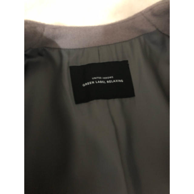 UNITED ARROWS green label relaxing(ユナイテッドアローズグリーンレーベルリラクシング)のgreen label relaxing ノーラペルコート レディースのジャケット/アウター(ノーカラージャケット)の商品写真