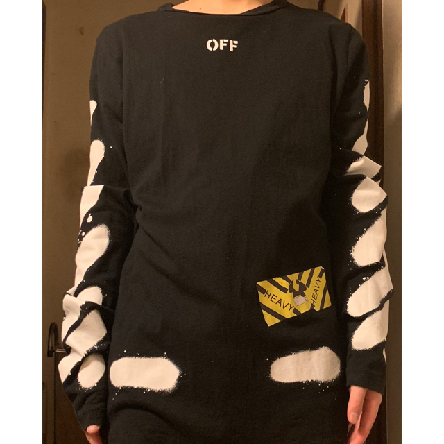 off-white ロンT スプレー 国内正規品-