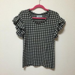 デイシー(deicy)のギンガムフリルトップス(Tシャツ(半袖/袖なし))