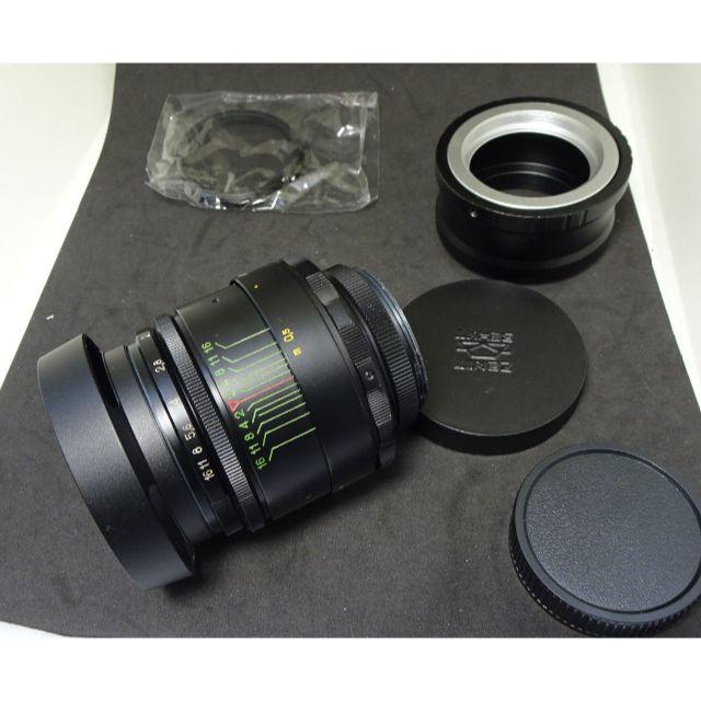 145　　美品　ぐるぐるボケレンズ　Helios44-2　　アダプター付