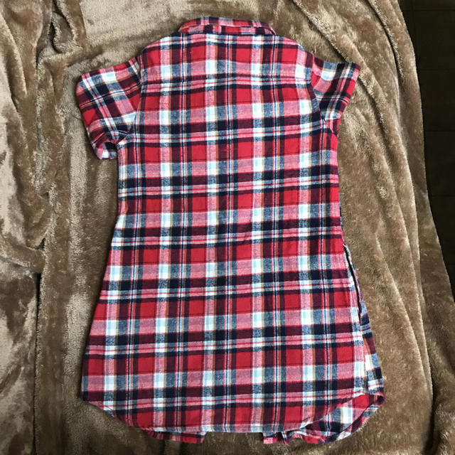 チェックワンピース 120cm キッズ/ベビー/マタニティのキッズ服女の子用(90cm~)(ワンピース)の商品写真