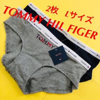 トミーヒルフィガー(TOMMY HILFIGER)のTOMMY HIL FIGER ショーツ 下着 未使用 2枚 L ロゴバンド(ショーツ)