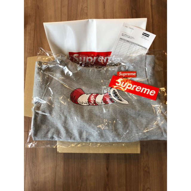 特典付 Supreme cat in the Hat Hooded パーカー