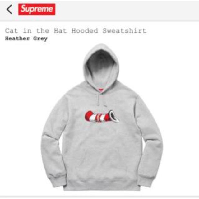 特典付 Supreme cat in the Hat Hooded パーカー