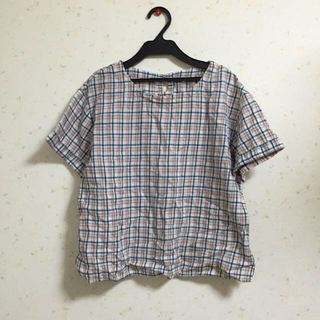 パーリッシィ(PAR ICI)の♡チェックシャツ(カットソー(半袖/袖なし))