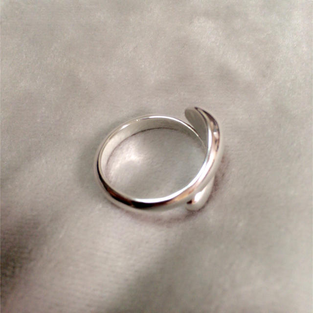 シルバー ドロップリング レディースのアクセサリー(リング(指輪))の商品写真