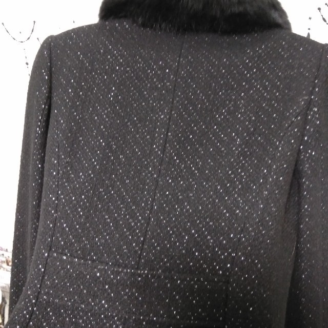 Xmiss(キスミス)のキスミス　Xmiss   フォックスファーラメコート レディースのジャケット/アウター(ロングコート)の商品写真