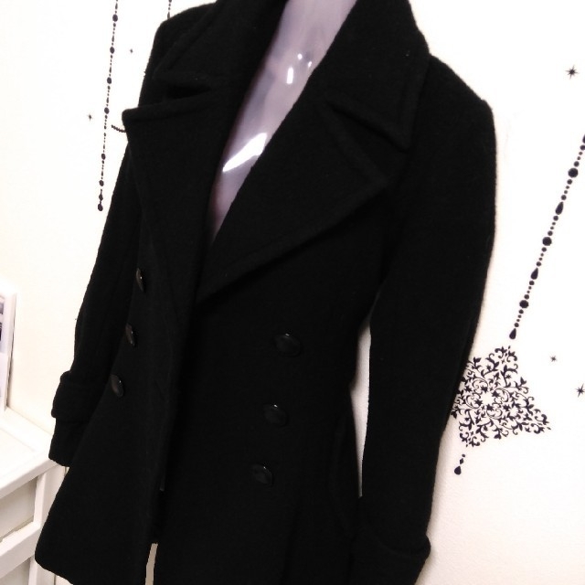 rienda(リエンダ)のリエンダ　トレンチ黒コート レディースのジャケット/アウター(トレンチコート)の商品写真