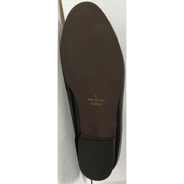 【値下げSALE】新品‼︎合皮《黒レインシューズ》 レディースの靴/シューズ(ローファー/革靴)の商品写真