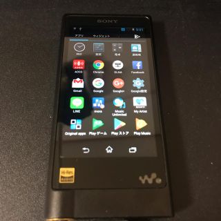 ウォークマン(WALKMAN)のSONY ウォークマン 128GB ハイレゾ音源対応 ブラック NW-ZX2-B(ポータブルプレーヤー)